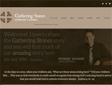 Tablet Screenshot of gatheringstoneschurch.com